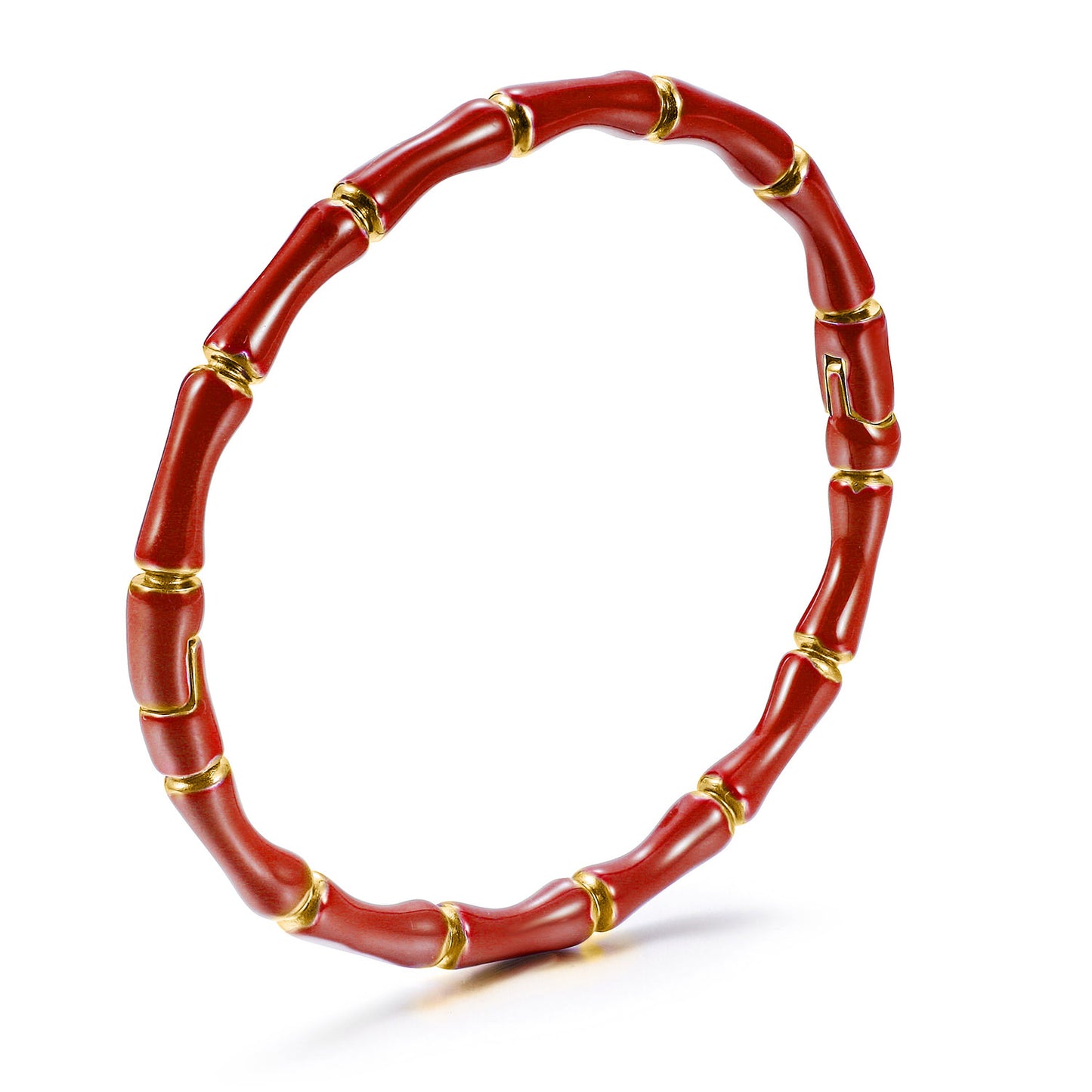 Red Intercolor Bracelet-NSB1934STGCRD