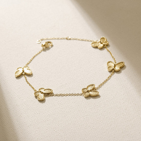 Chain butterfly bracelet-NSB1936STGCZD