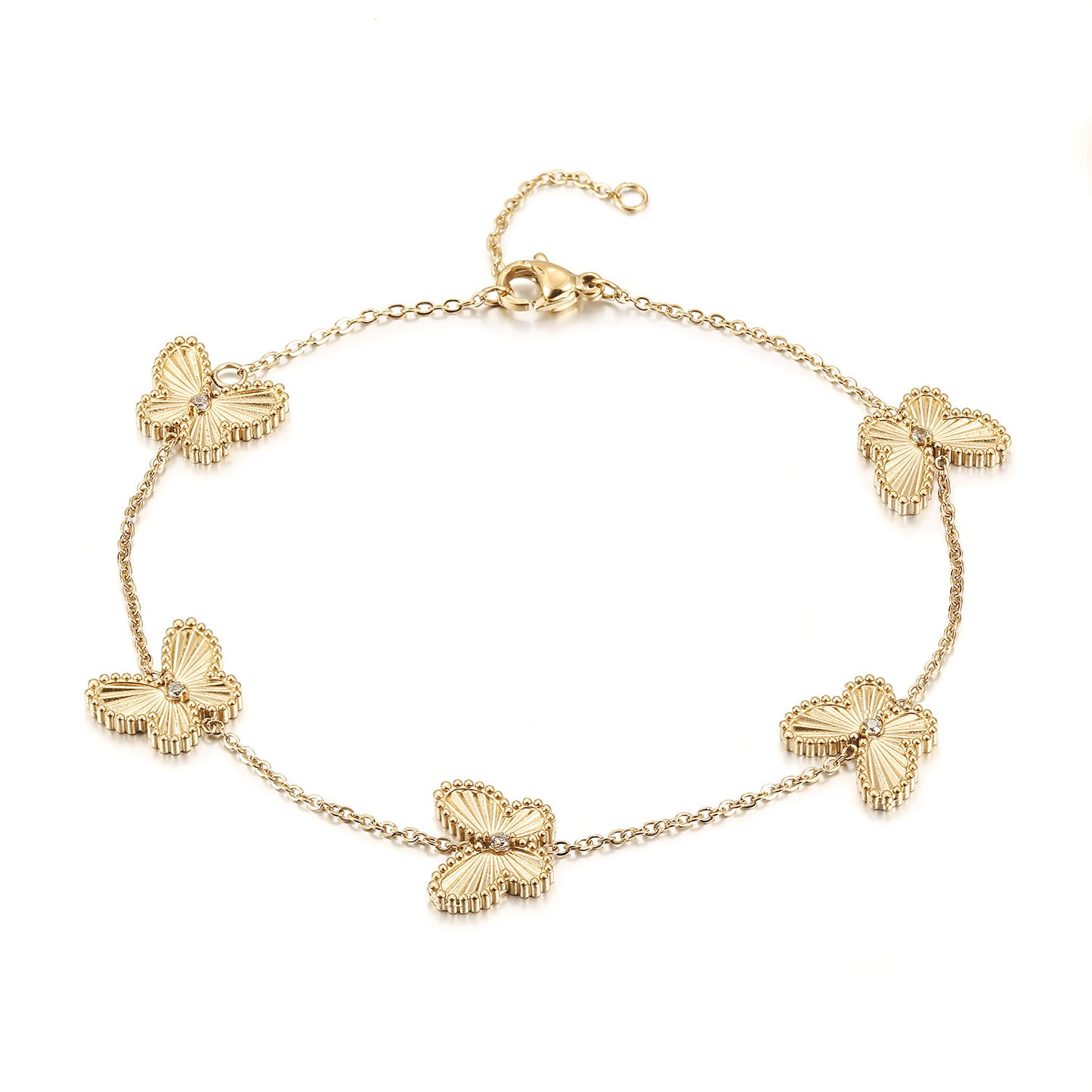 Chain butterfly bracelet-NSB1936STGCZD