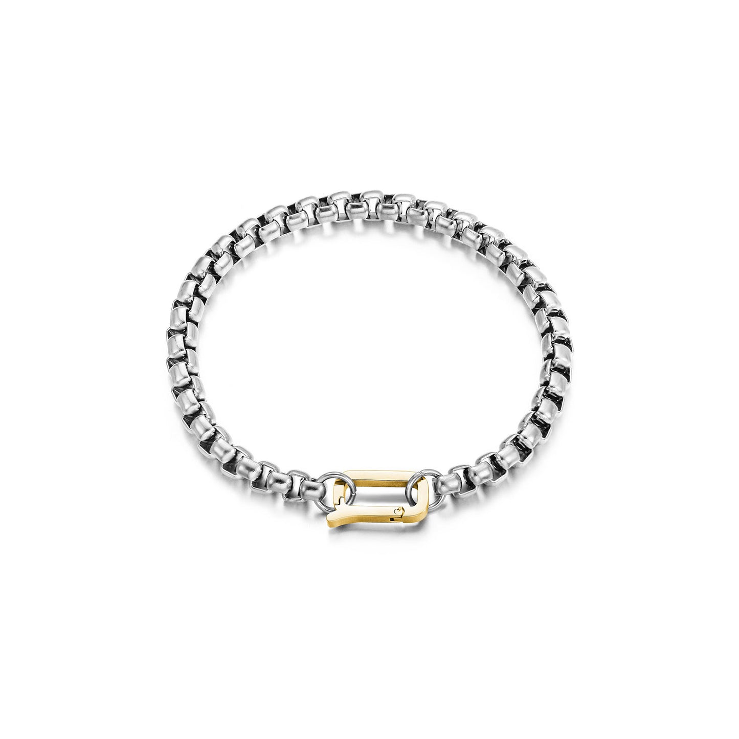 Silver hollow bracelet-NSB1942STWG-L-8