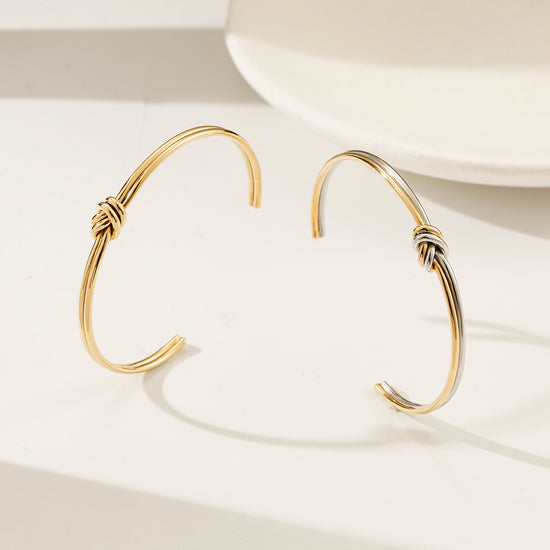 C-type Fried Dough Twists bracelet-NSB1962STGC
