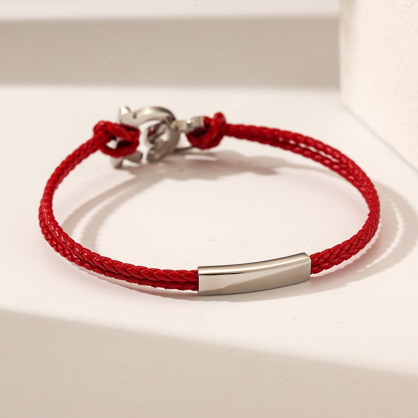 Red circular bracelet-NSB1963STWGRD