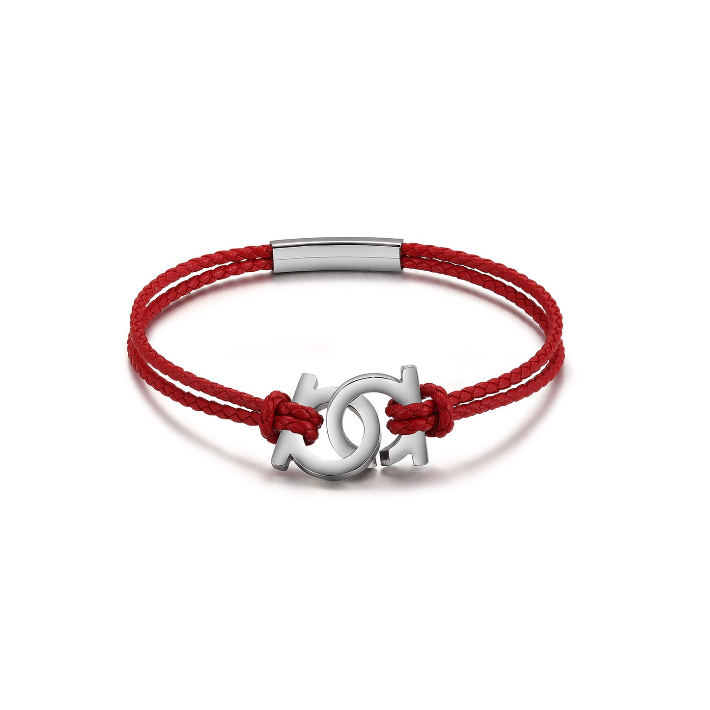 Red circular bracelet-NSB1963STWGRD