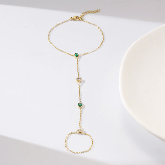 Lola Gold Hand Chain Bracelet