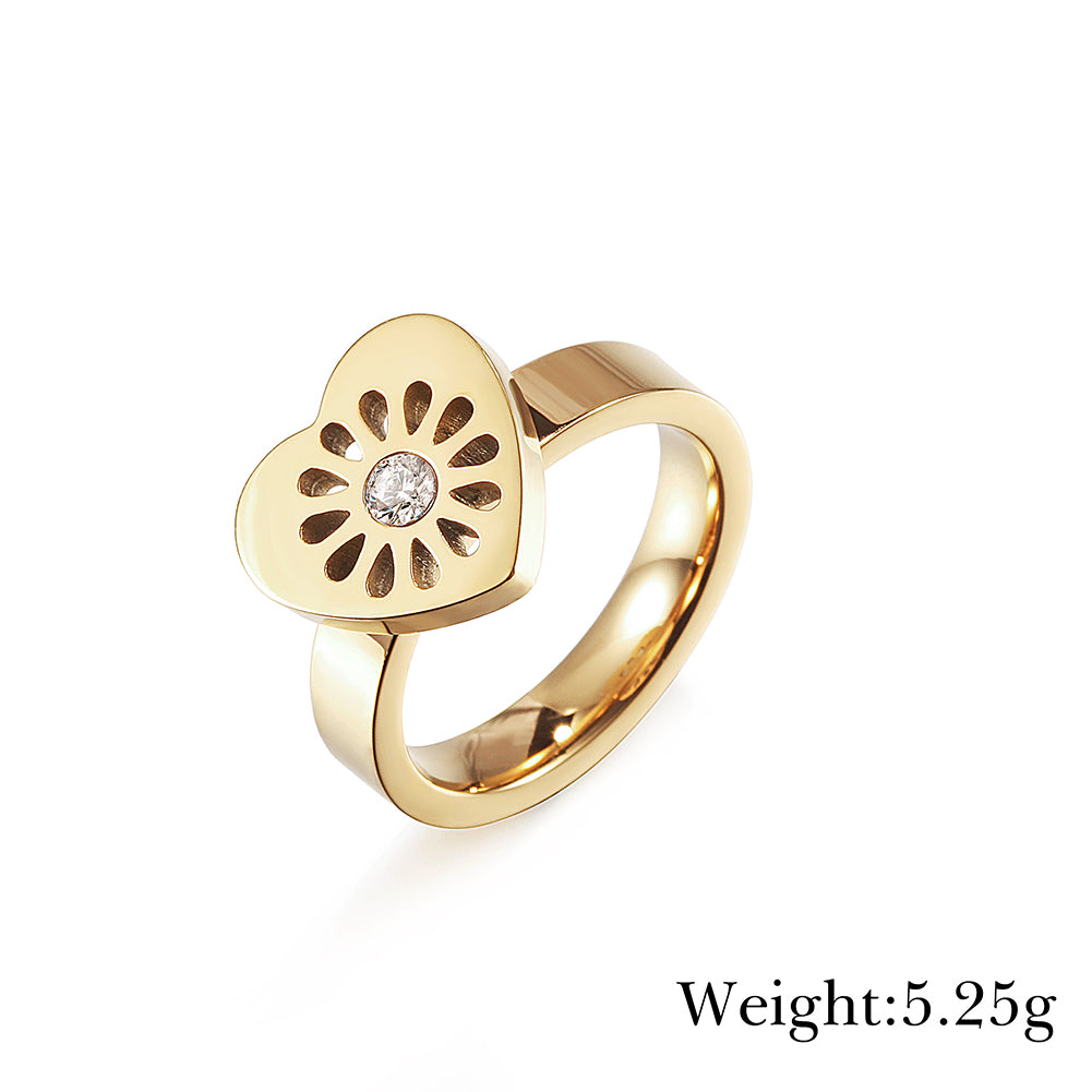 Love Flower Ring-NSR159STGC