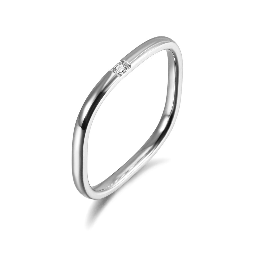 Zircon Square Ring-NSR168ST