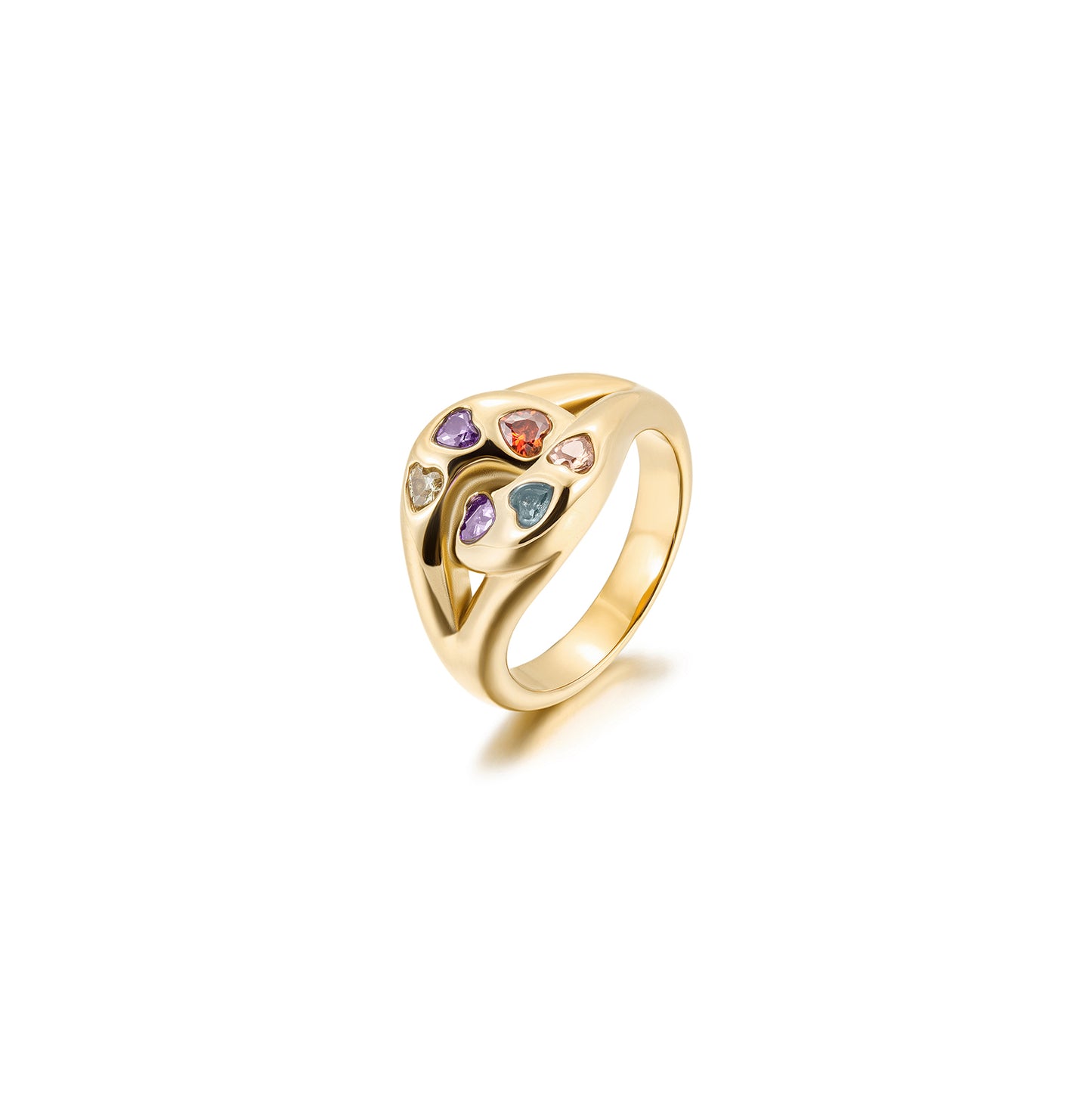 Colorful Love Ring-NSR176STGCZD