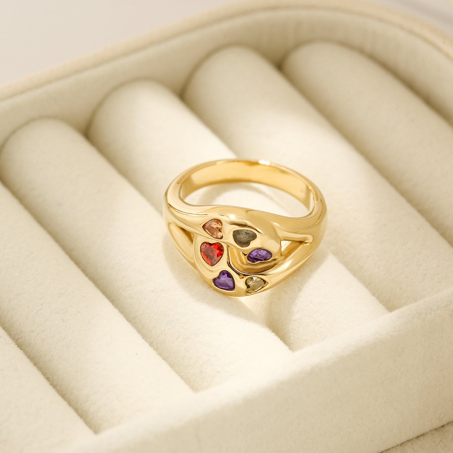 Colorful Love Ring-NSR176STGCZD