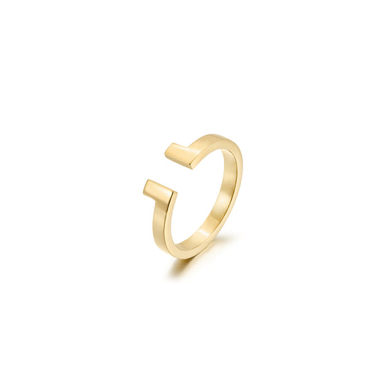 Load image into Gallery viewer, C-shaped smooth ring-NSR178STGC

