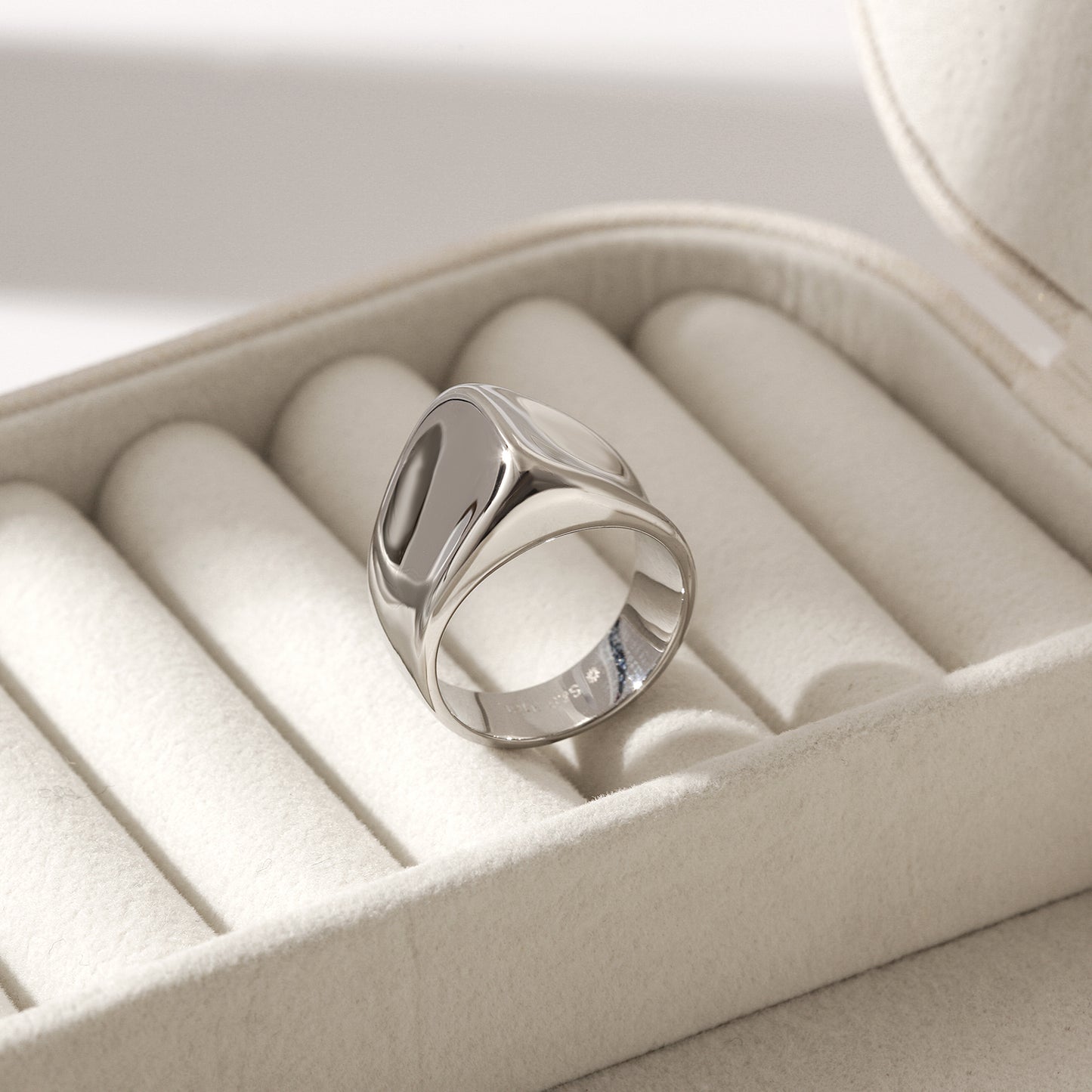 Exaggerated smooth ring-NSR179STWG