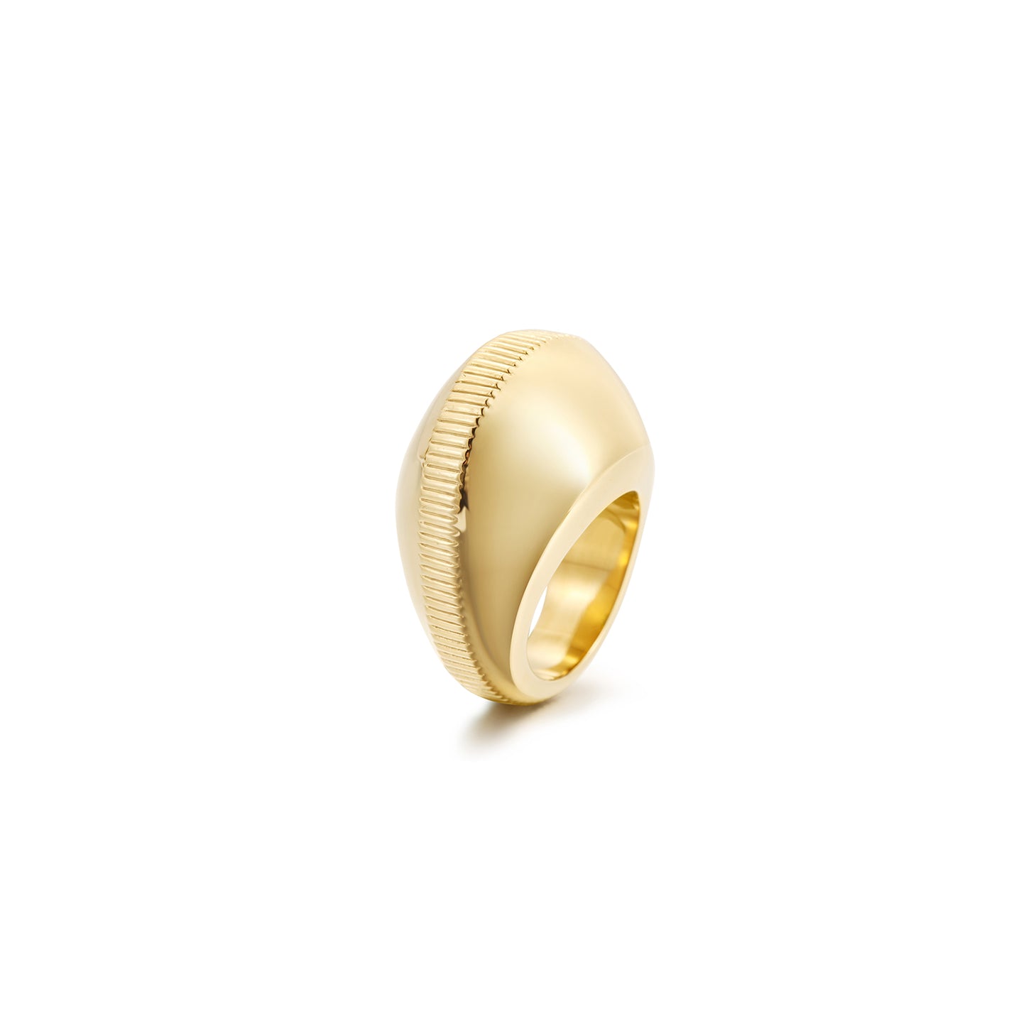 Exaggerated Shell Ring-NSR180STGC