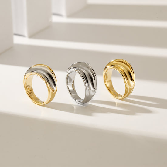 Intermediate color creative glossy ring-NSR196STMC