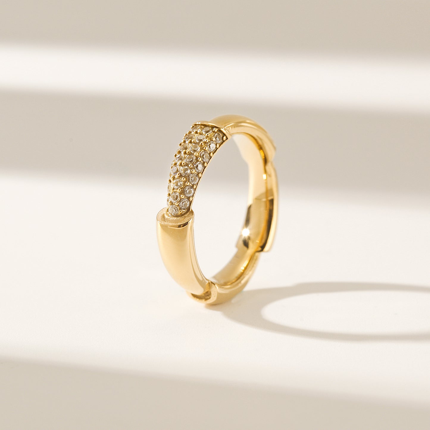 Irregular circular ring-NSR200STGCZD