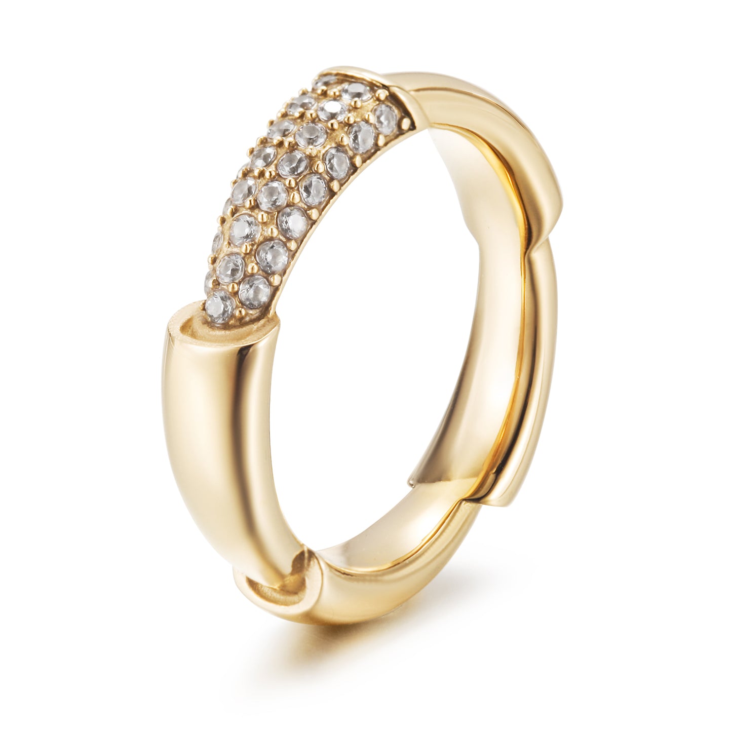Irregular circular ring-NSR200STGCZD