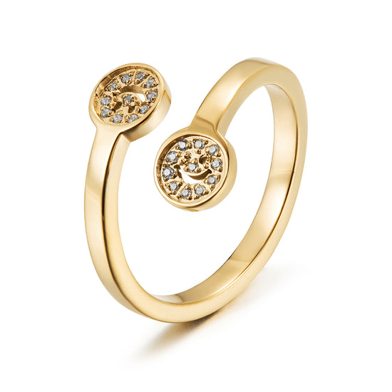 Twisted C-shaped ring-NSR222STGCZD