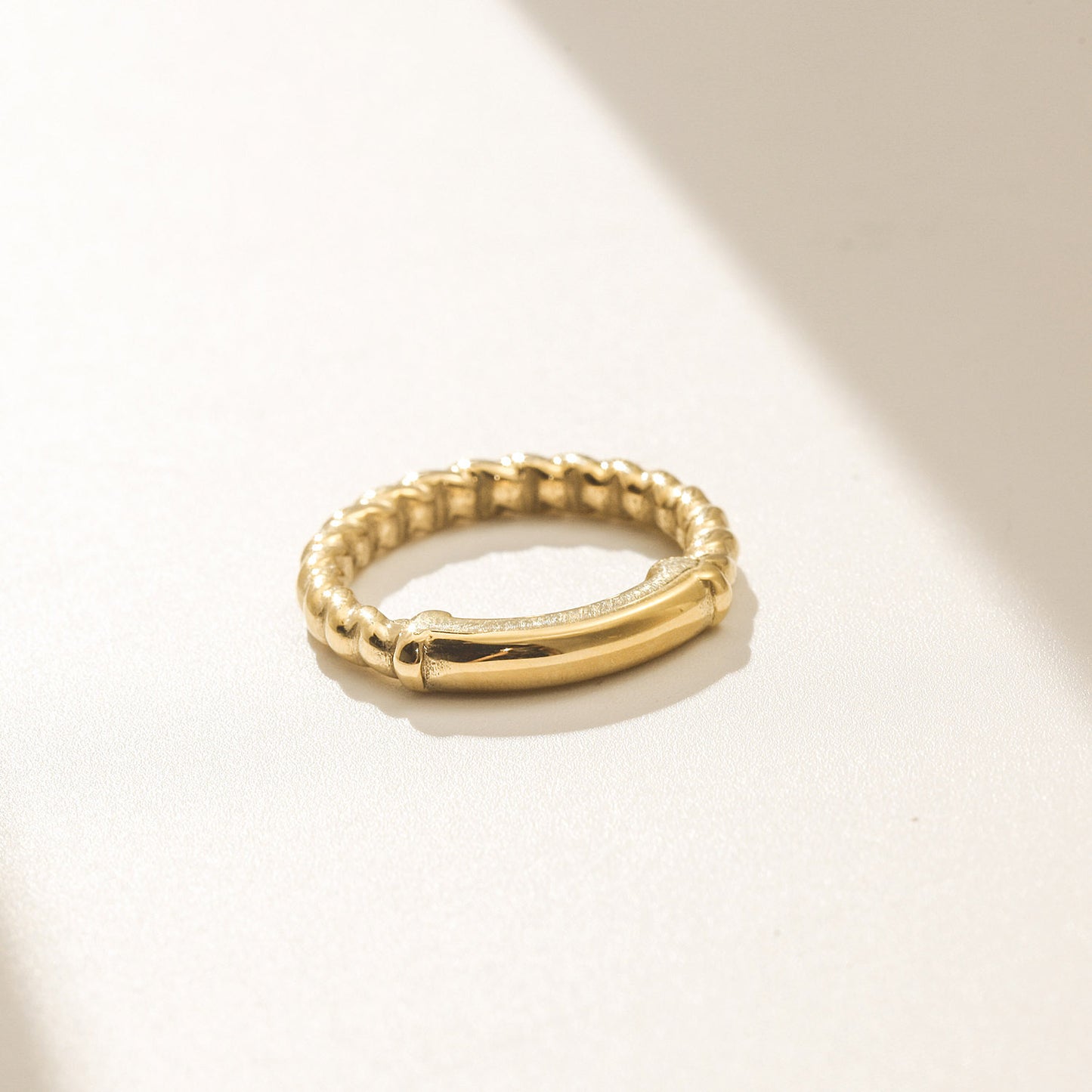 Irregular gold ring-NSR233STGC