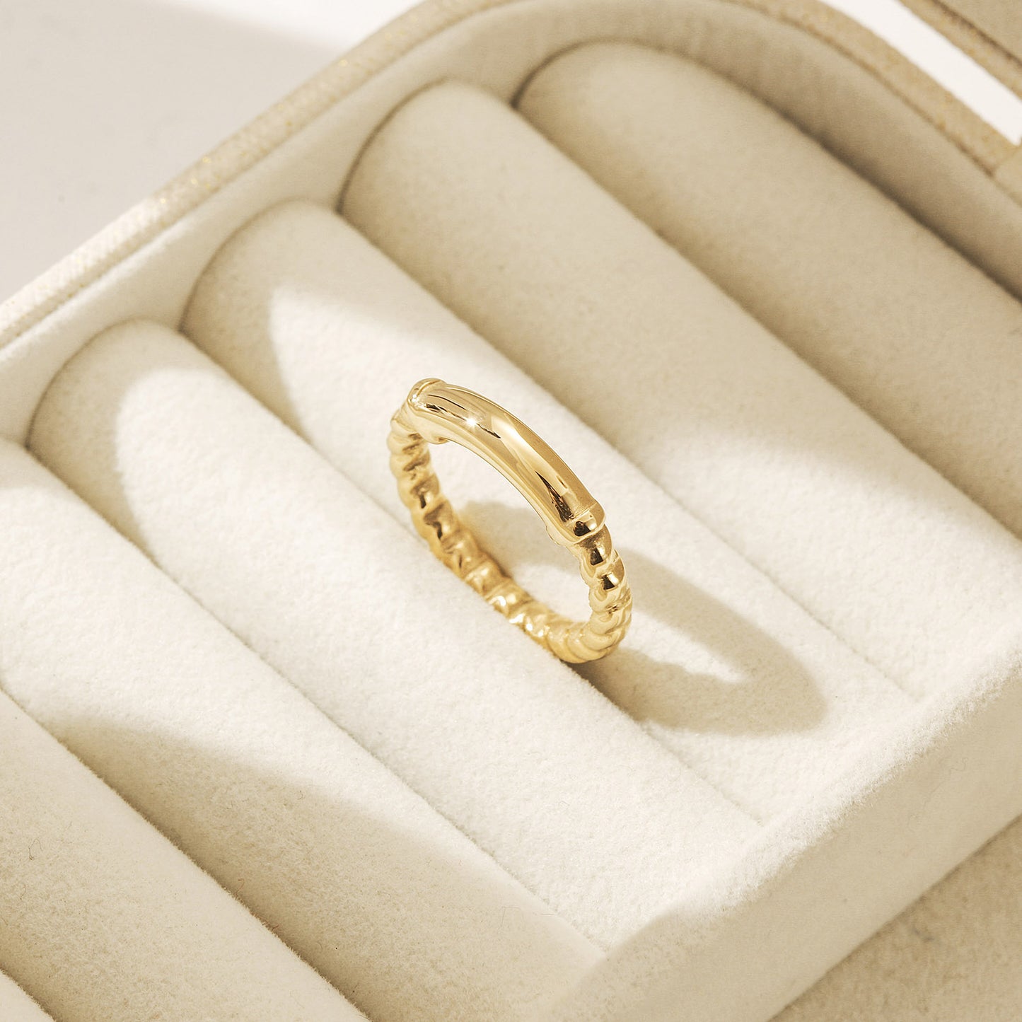 Irregular gold ring-NSR233STGC