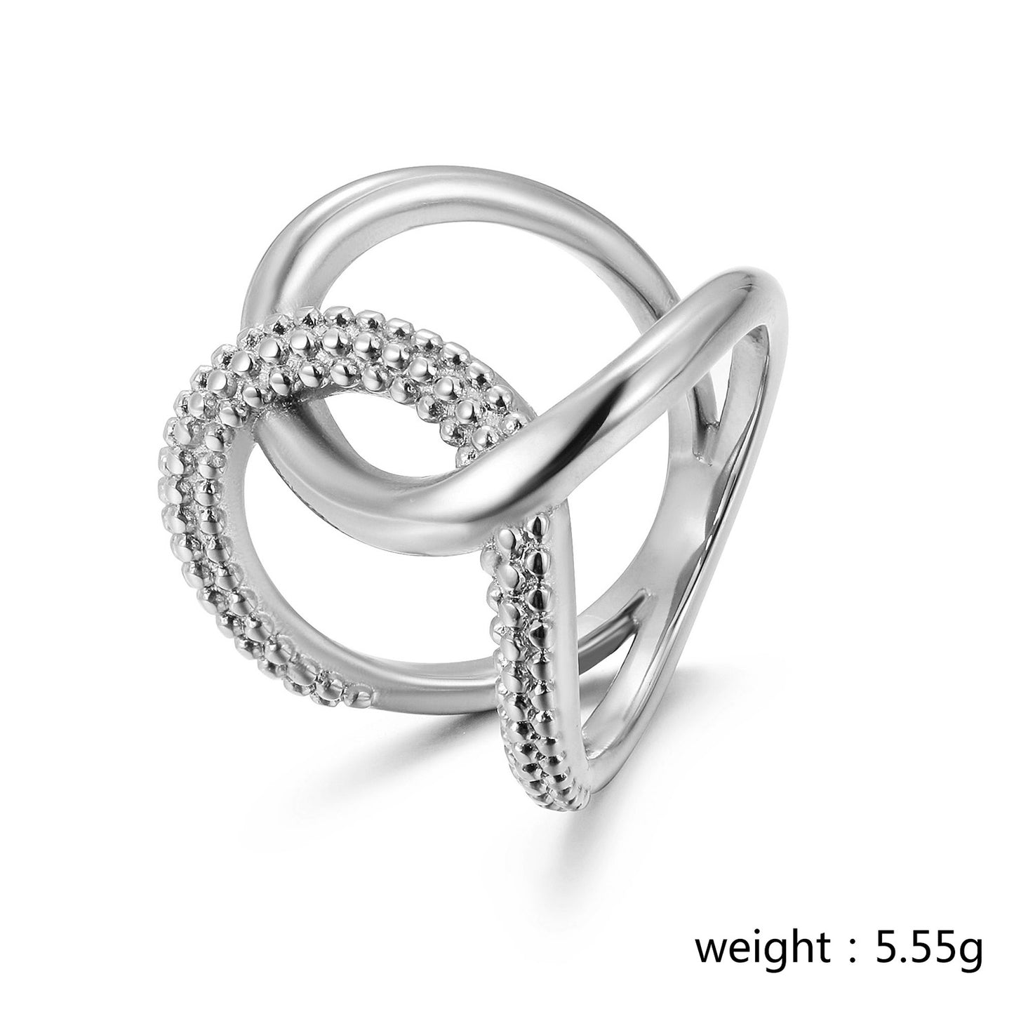 Twisted irregular ring-NSR235STWG