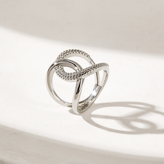 Twisted irregular ring-NSR235STWG