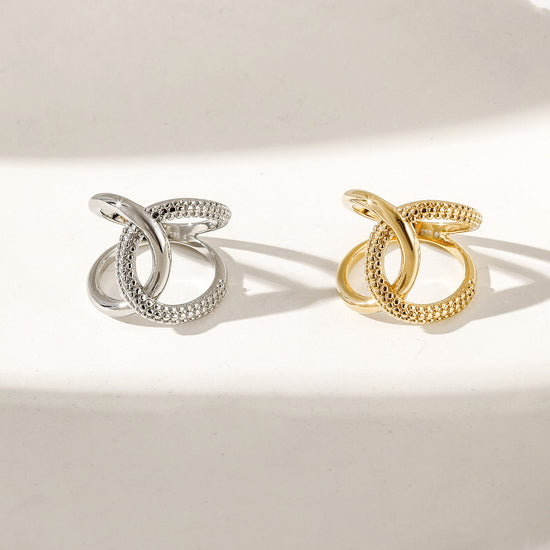 Twisted irregular ring-NSR235STWG