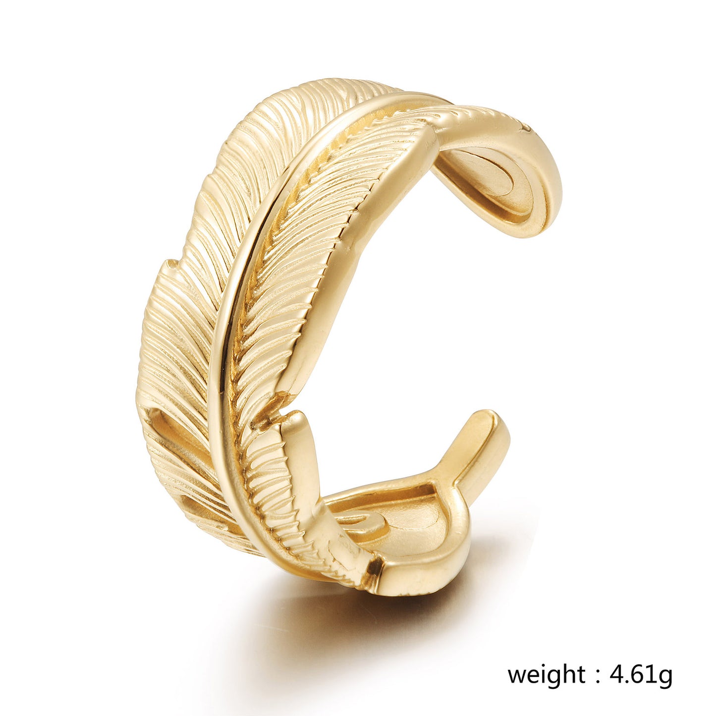 Twisted Leaf Ring-NSR238STGC