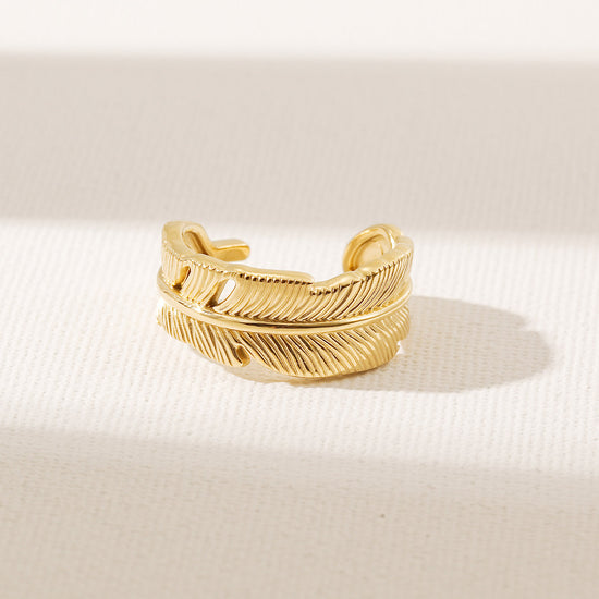 Twisted Leaf Ring-NSR238STGC