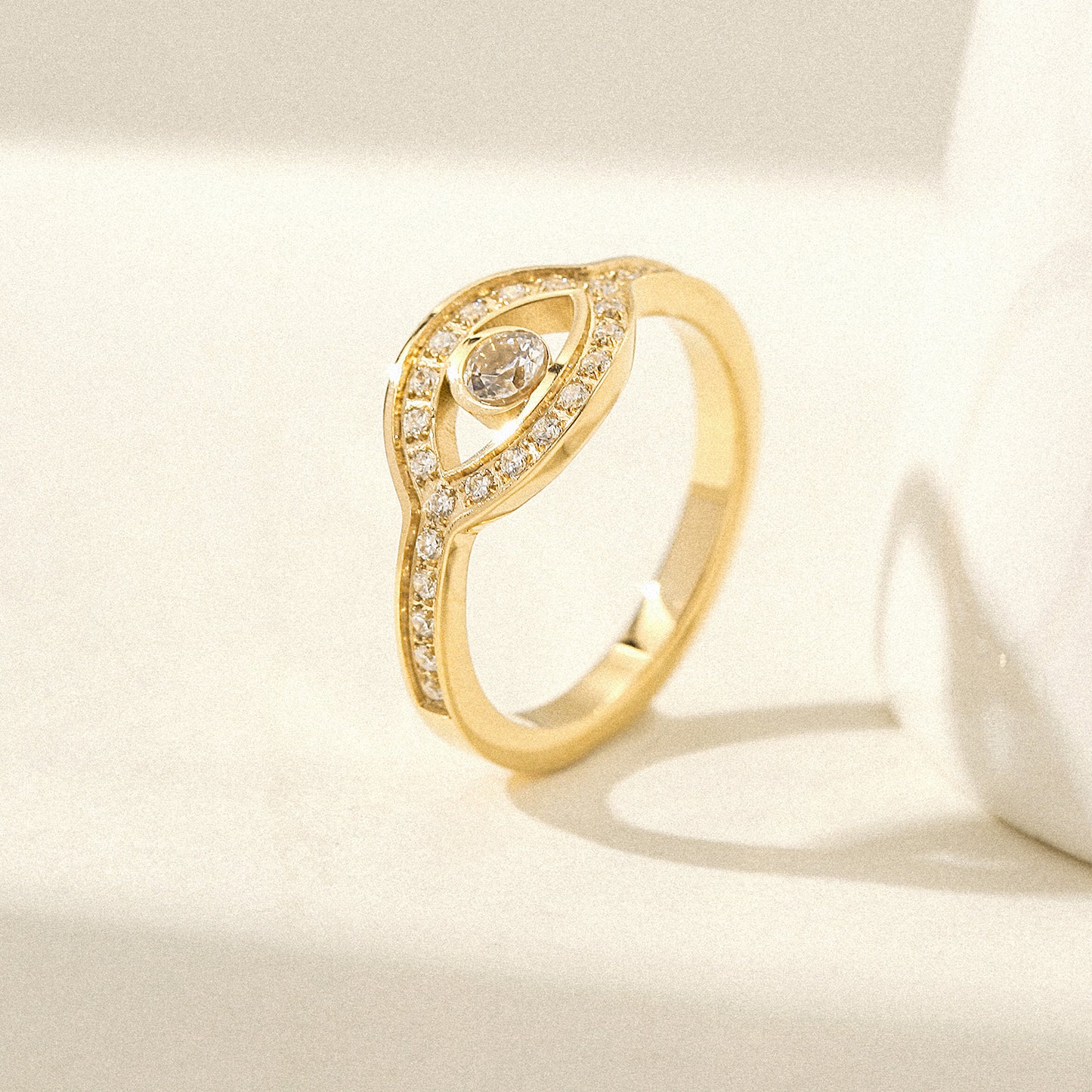 Zircon Eye Ring-NSR246STGC