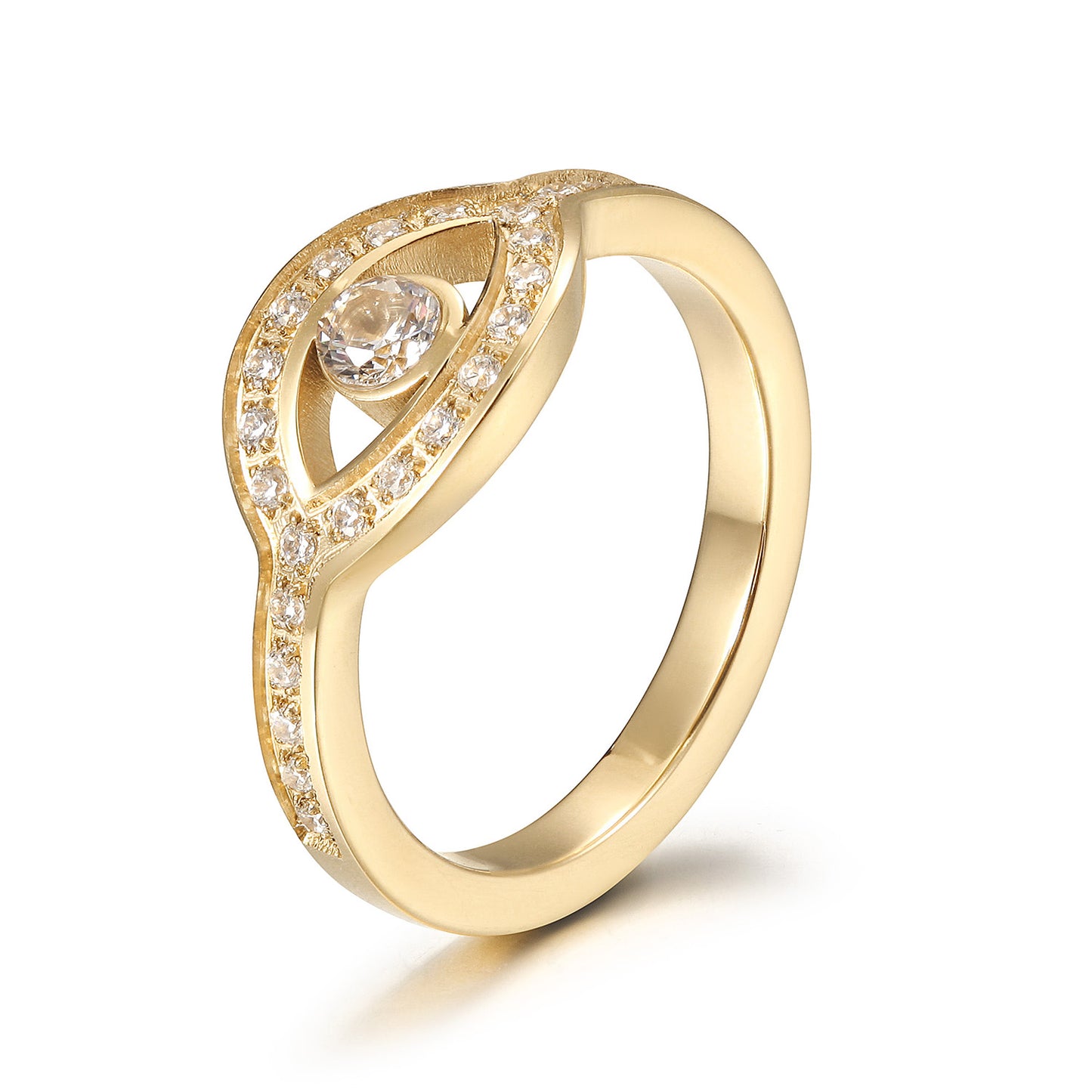 Zircon Eye Ring-NSR246STGC