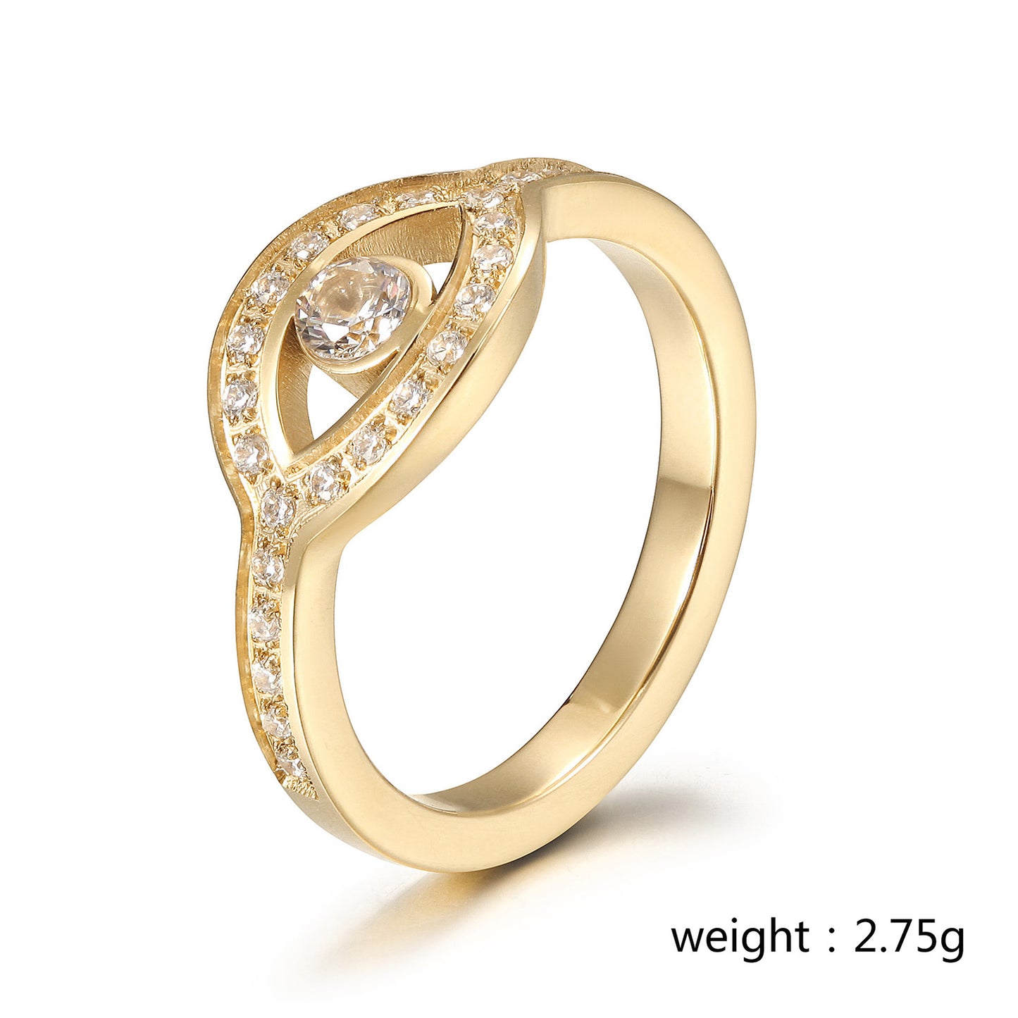 Zircon Eye Ring-NSR246STGC
