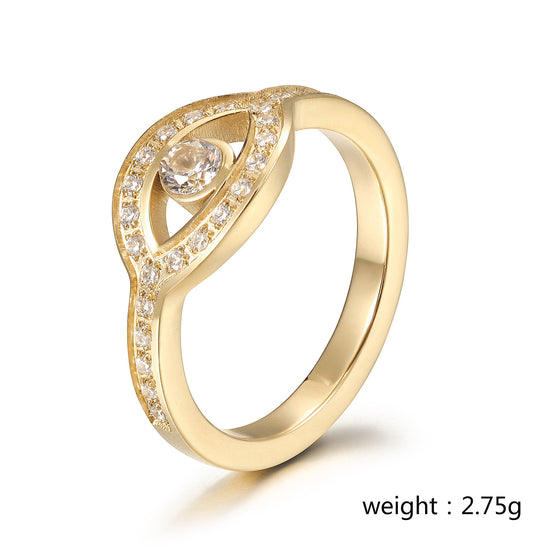Zircon Eye Ring-NSR246STGC