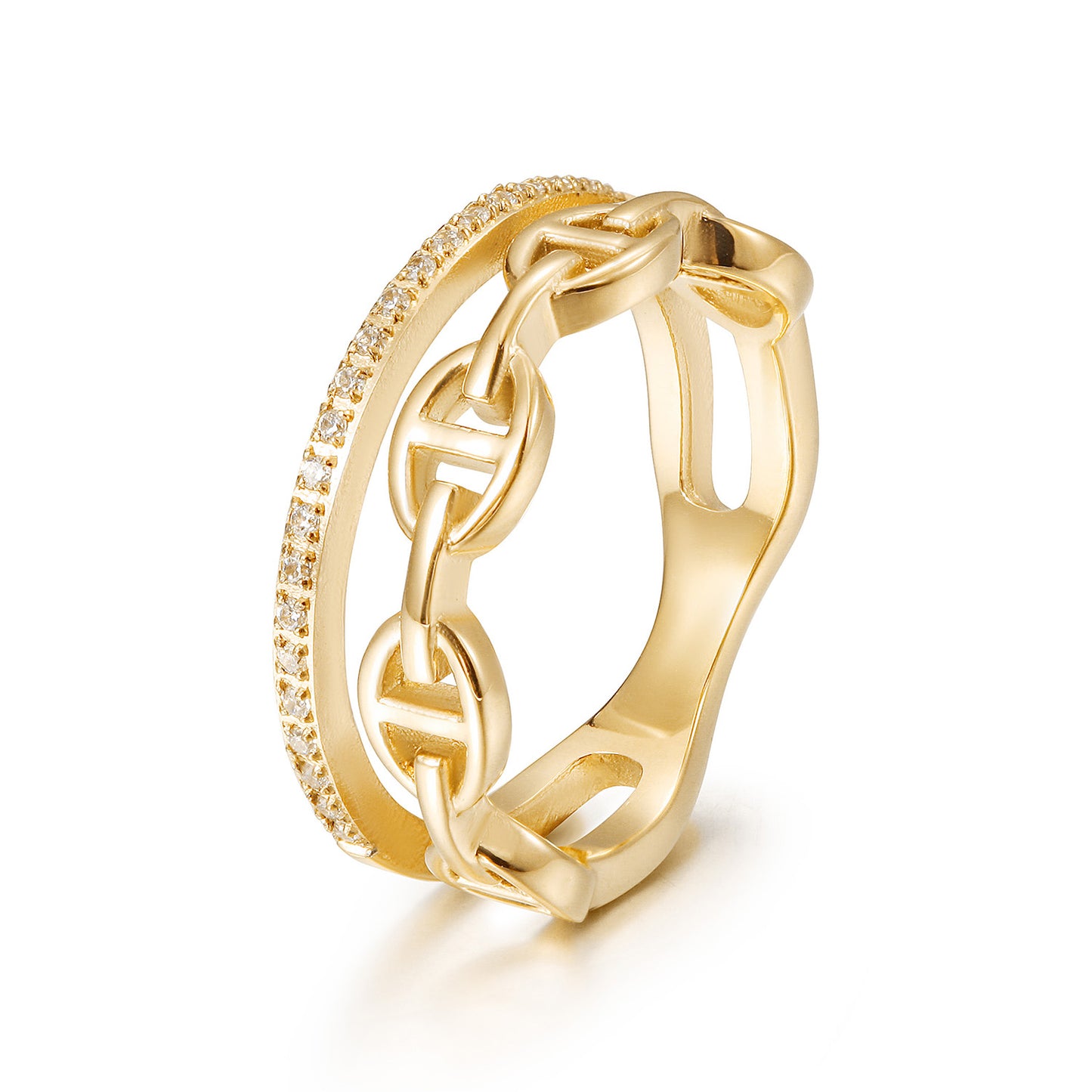 Creative hollow ring-NSR248STGCZD