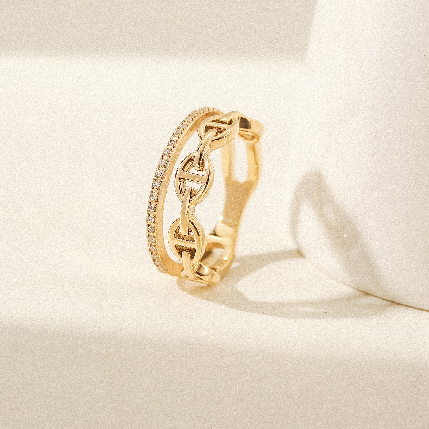 Creative hollow ring-NSR248STGCZD
