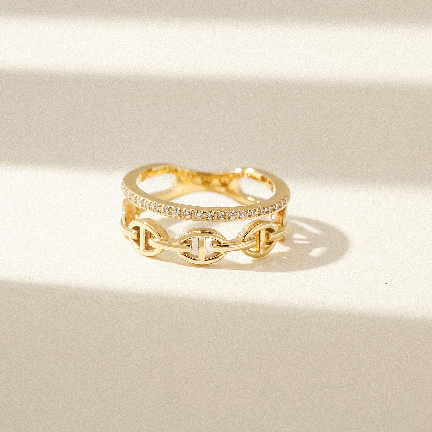 Creative hollow ring-NSR248STGCZD