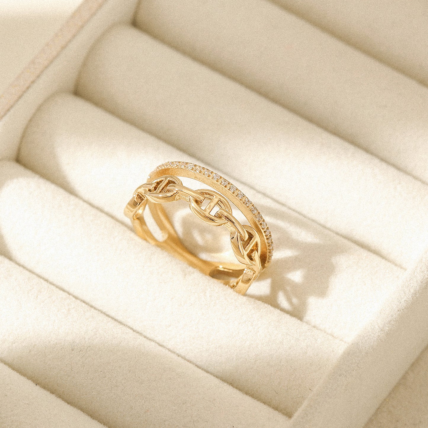 Creative hollow ring-NSR248STGCZD