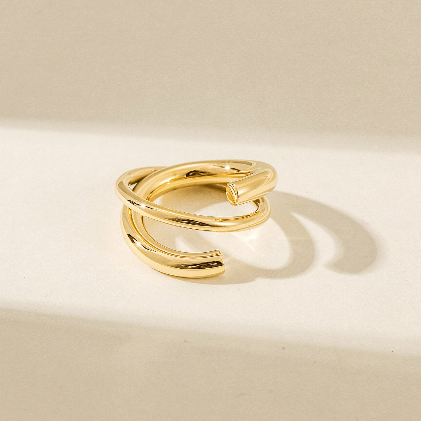 Twisted smooth ring-NSR251STGC