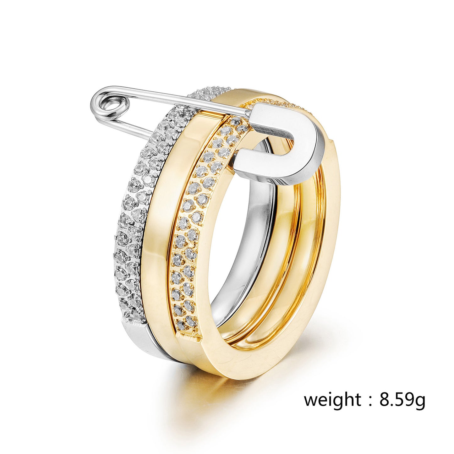 Intermediate color pin ring-NSR253STMCZD
