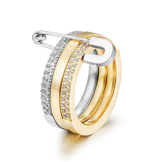 Intermediate color pin ring-NSR253STMCZD