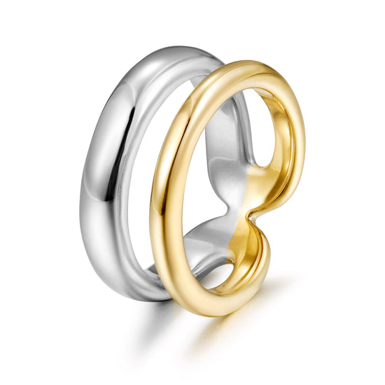 Intercolor stainless steel ring-NSR254STMC