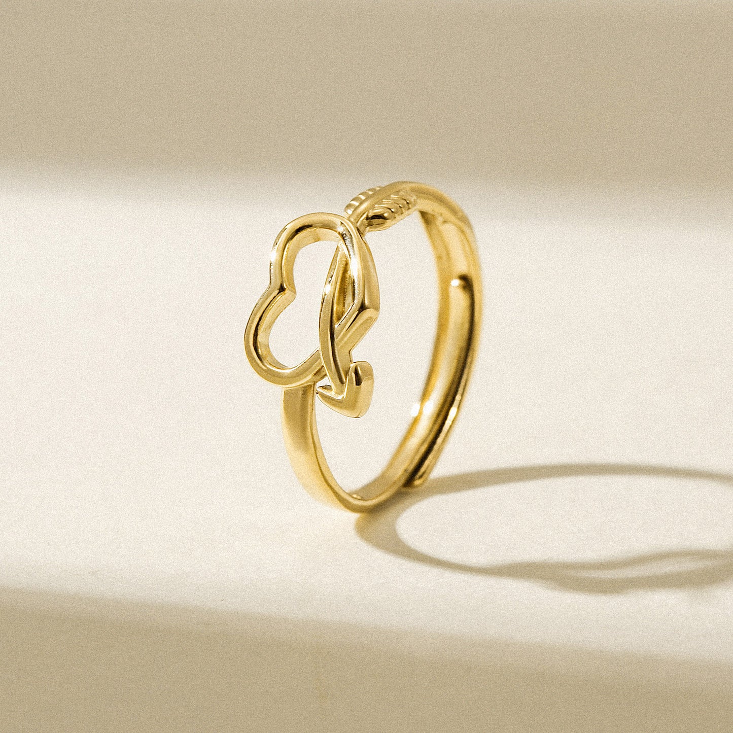 Love hollow creative ring-NSR256STGC