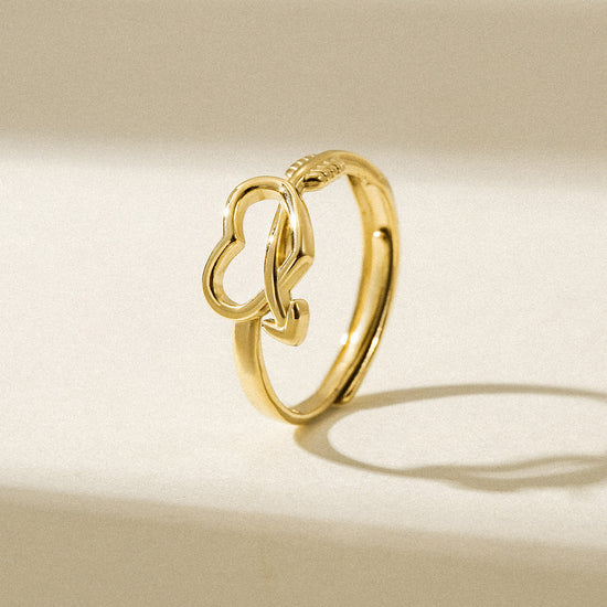 Love hollow creative ring-NSR256STGC