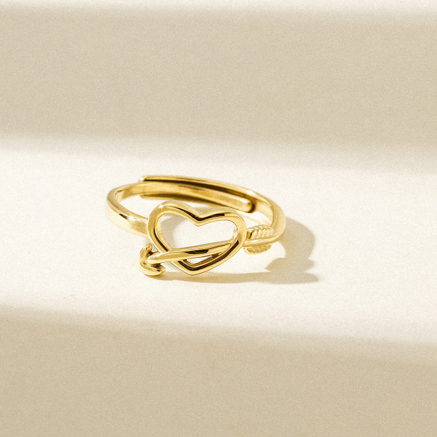 Love hollow creative ring-NSR256STGC