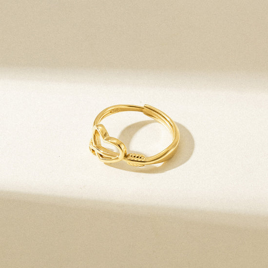 Love hollow creative ring-NSR256STGC