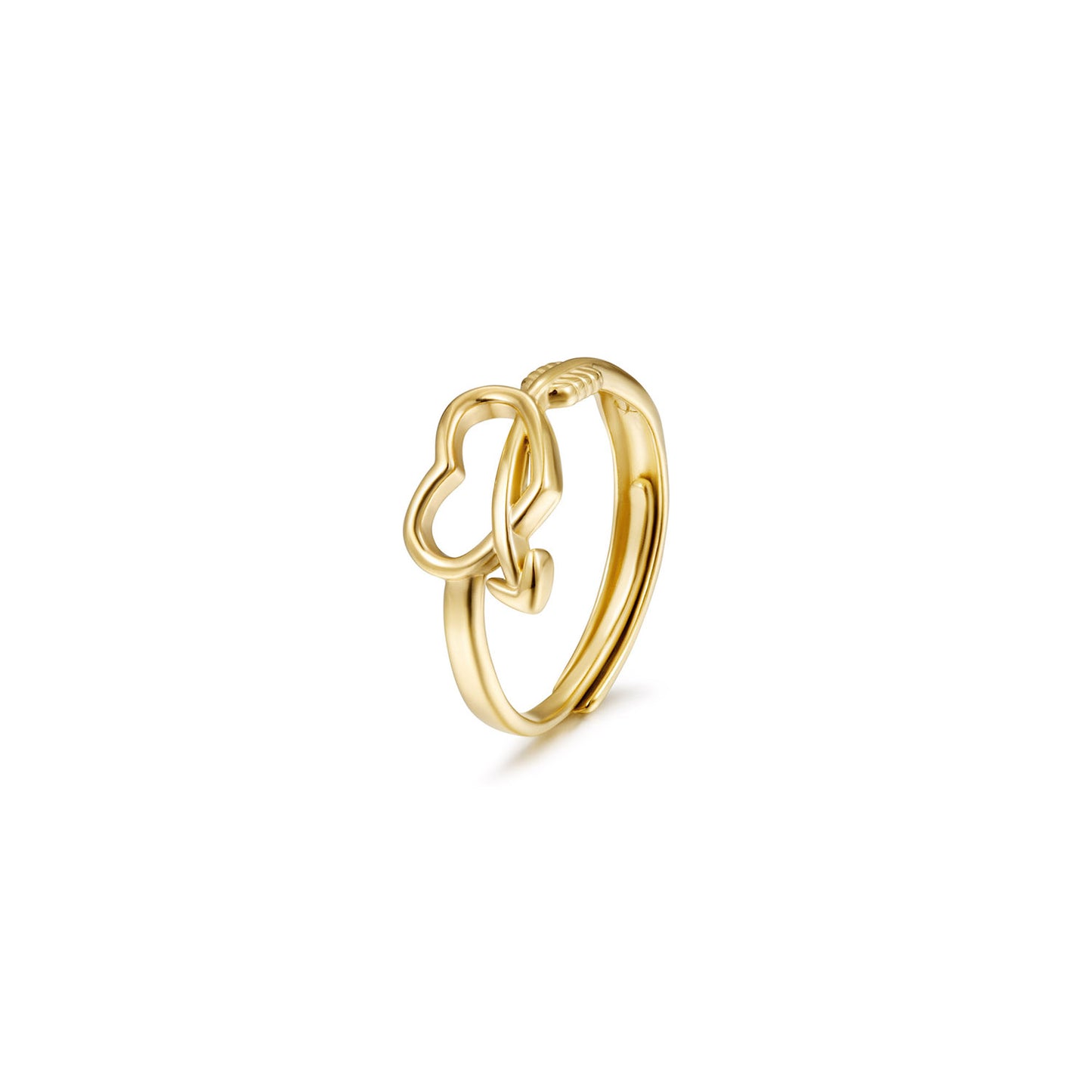 Love hollow creative ring-NSR256STGC