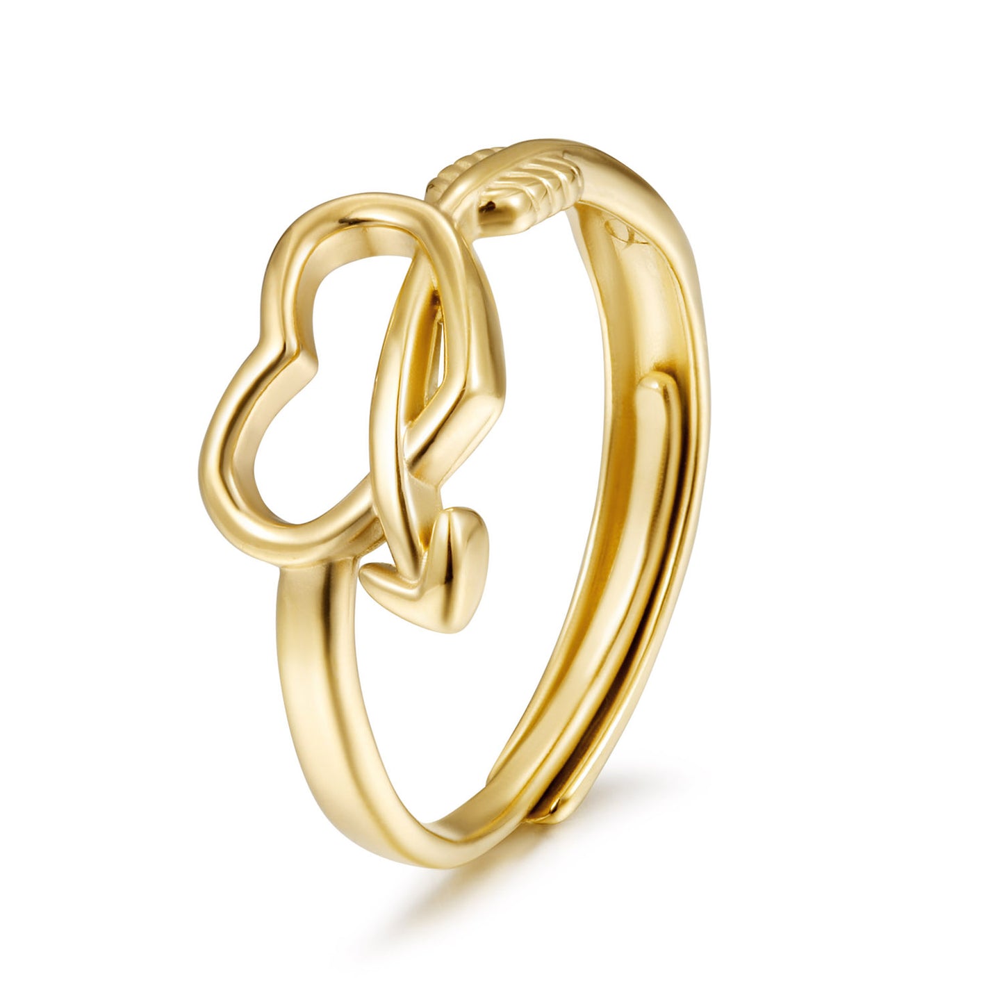 Love hollow creative ring-NSR256STGC