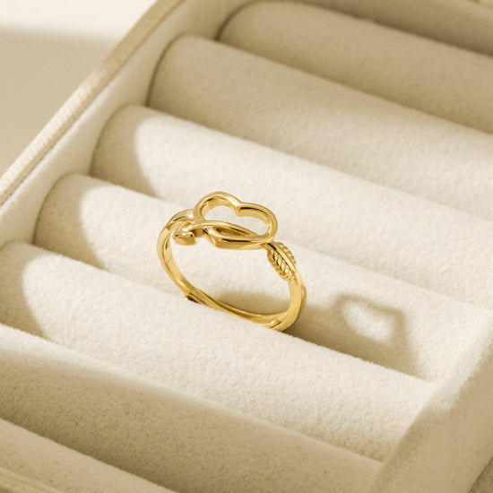Love hollow creative ring-NSR256STGC