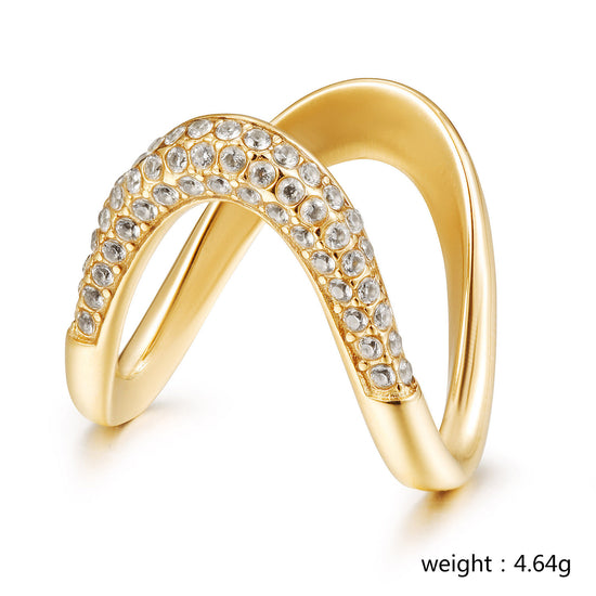 Creative and Unique Zircon Ring-NSR260STGCZD