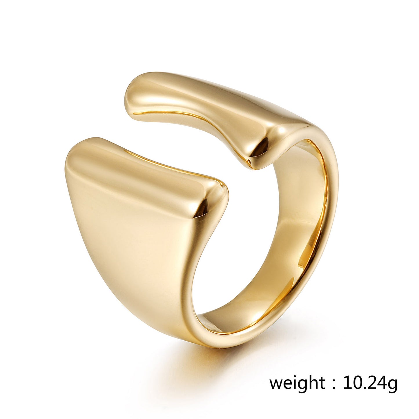 Exaggerated smooth ring-NSR261STGC