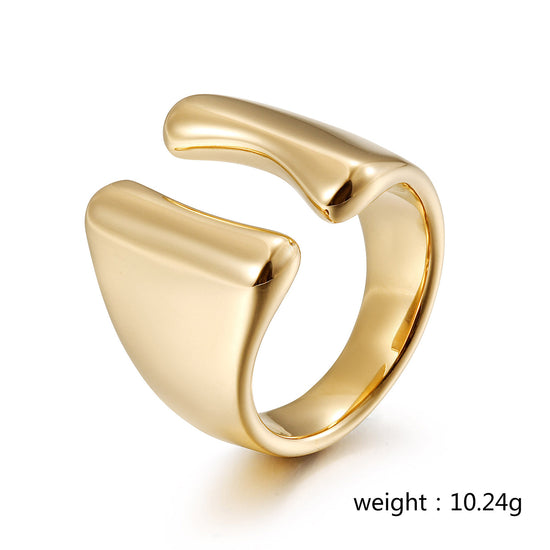 Exaggerated smooth ring-NSR261STGC