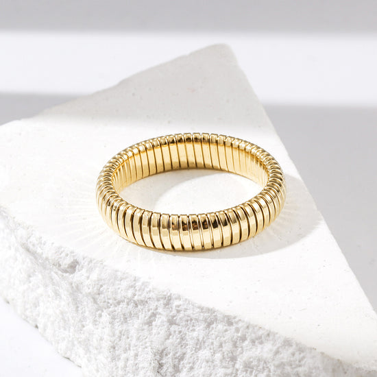 Snake Bone Tube Ring