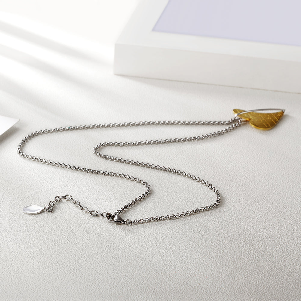 Golden Love Necklace-NSSN290STGC-New